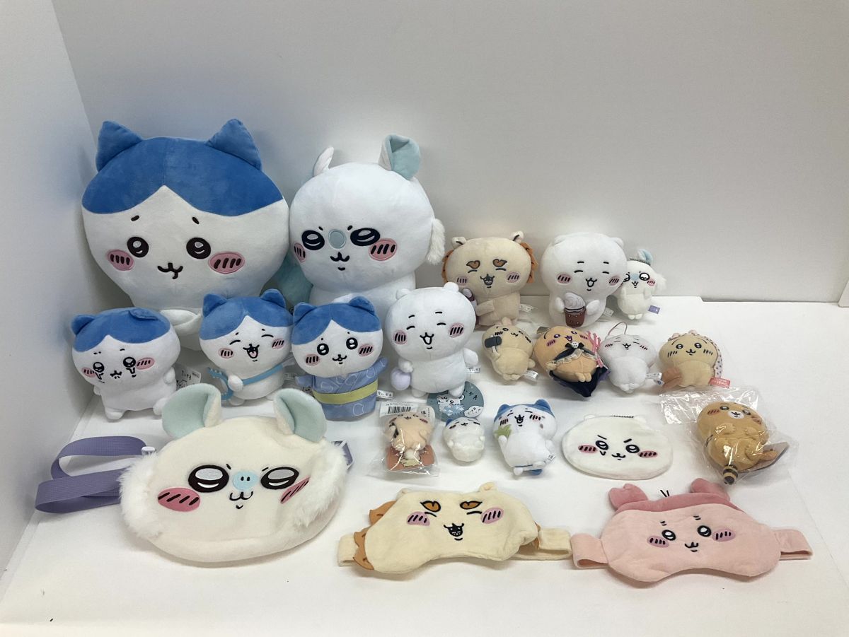 32 送80サ 0608UF03 ちいかわ ぬいぐるみ マスコット まとめセット 中古品