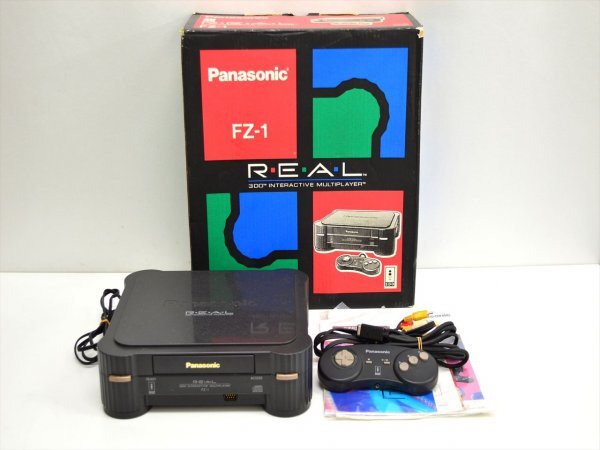 KM776●現状動作品●Panasonic パナソニック 3DO REAL FZ-1 本体 インタラクティブマルチプレーヤー　外箱・コントローラー付き