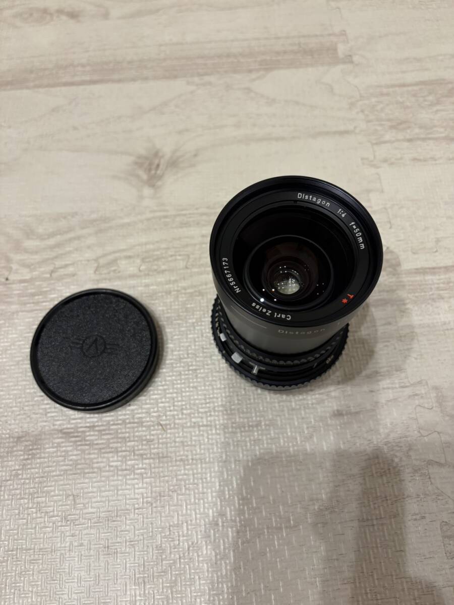 1円〜 名玉 Carl Zeiss Distagon T* C 50mm F4 ブラック ハッセルブラッド用 広角レンズ ツァイス ディスタゴン 現状品 売り切り