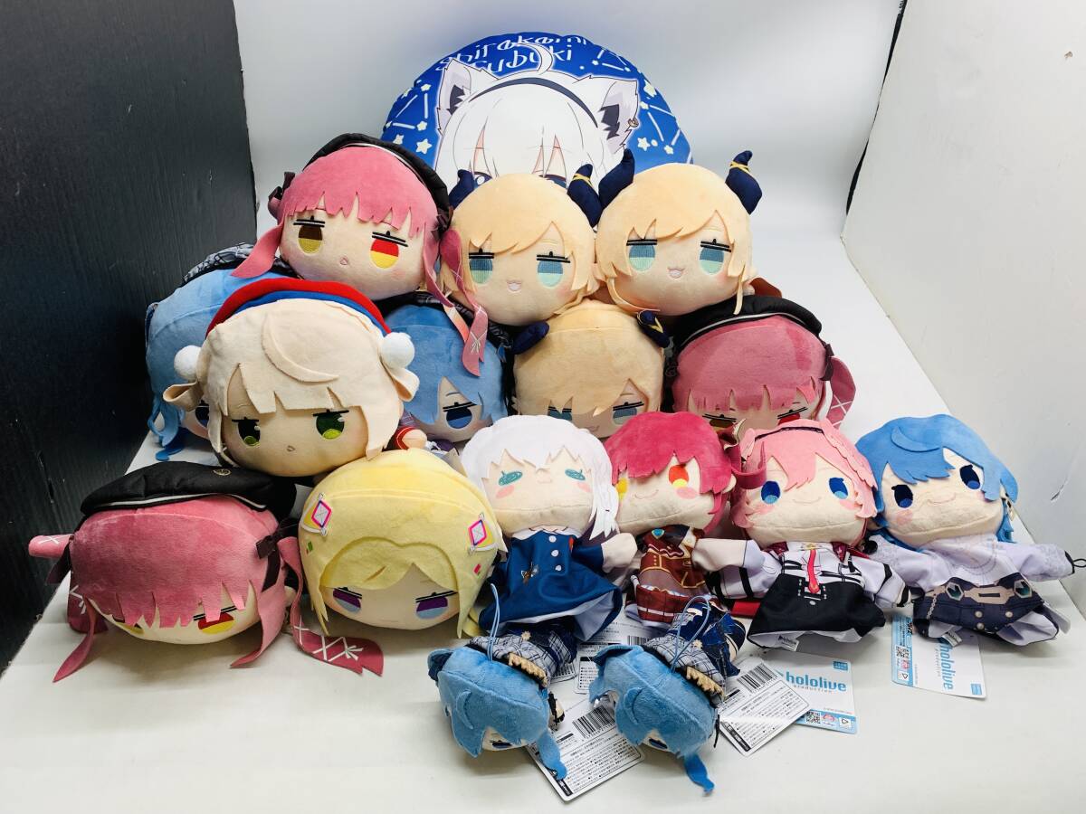 タグ付き ホロライブ hololive 寝そべりぬいぐるみ パペットぬいぐるみ クッション　まとめ売り 宝鐘マリン 星街すいせい 博衣こよりなど 