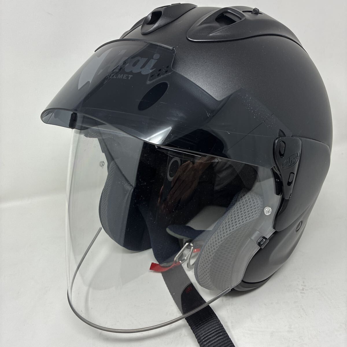 ☆彡１円スタート☆彡　美品！Arai VZ-RAM PLUS フラットブラック 59-60cm Lサイズ 2022年購入 フルセット
