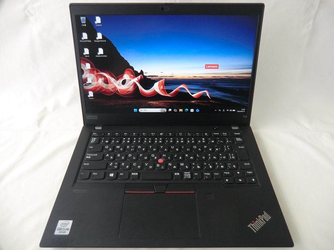ThinkPad X13 Core-i5 10310U 1.7GHz 8GB/256GB Win11 pro MS Office Pro 2021 　