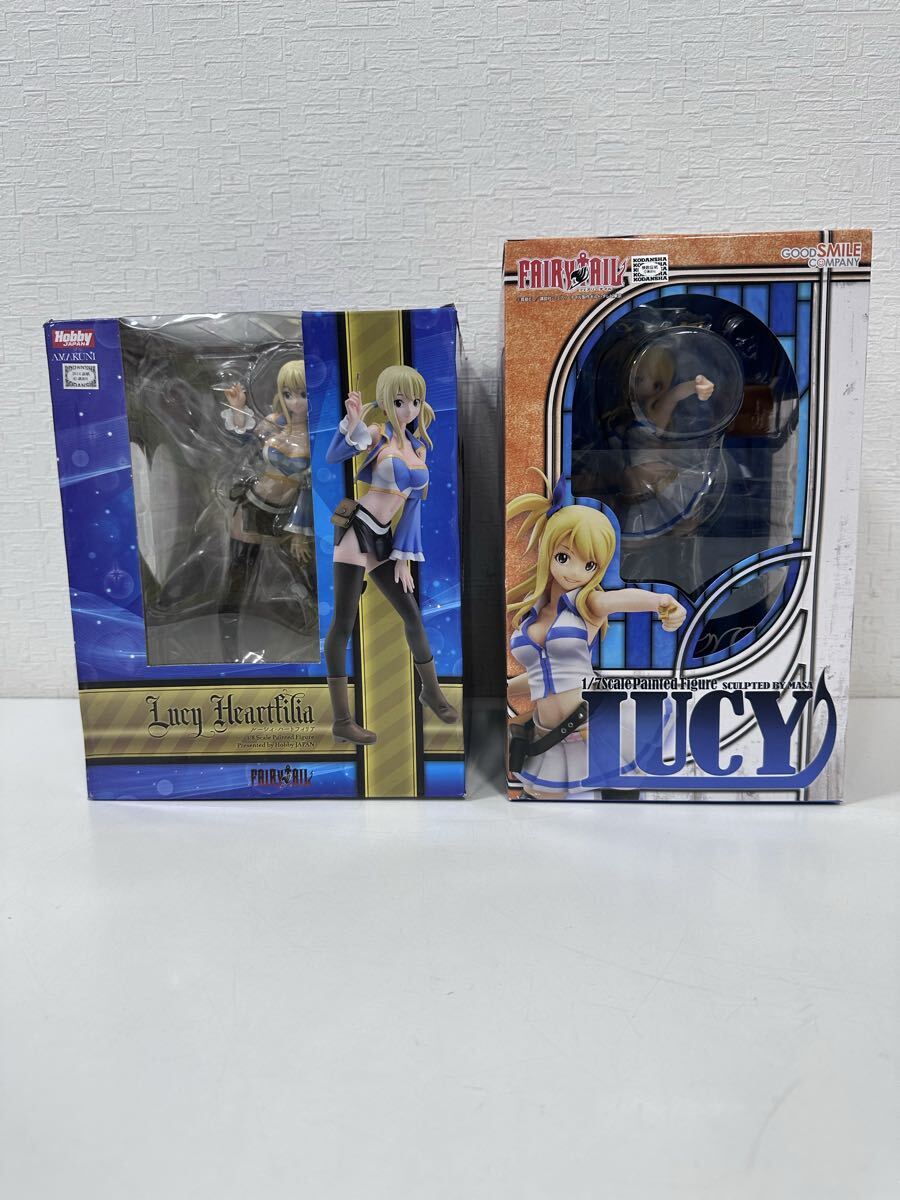 15歳以上対象 FAIRYTAIL フェアリーテイル ルーシィ・ハートフィリア フィギュア 2点 セット 現状品