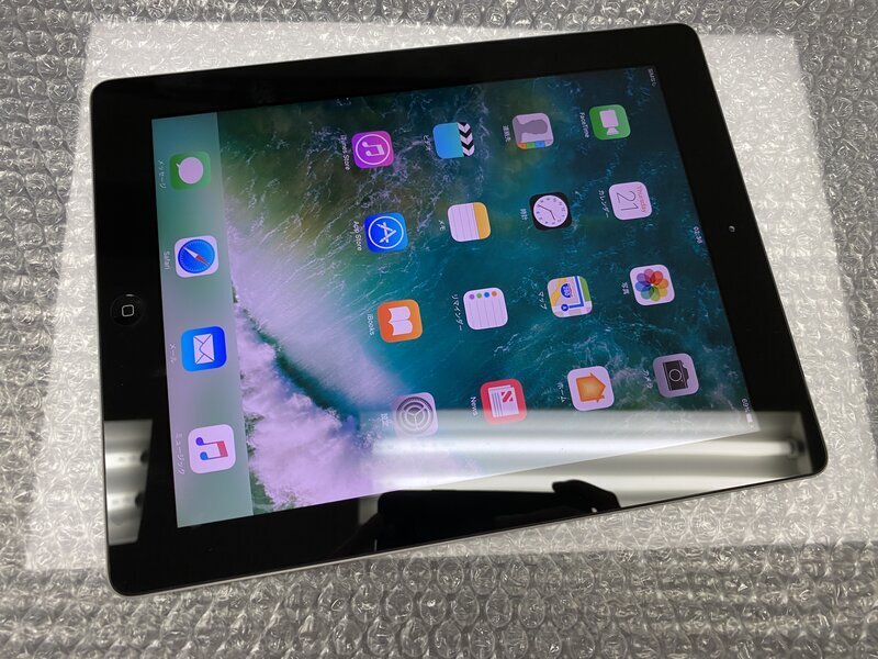 EH908 SoftBank iPad 第4世代 Wi-Fi+Cellular A1460 ブラック 16GB 判定○ ジャンク ロックOFF