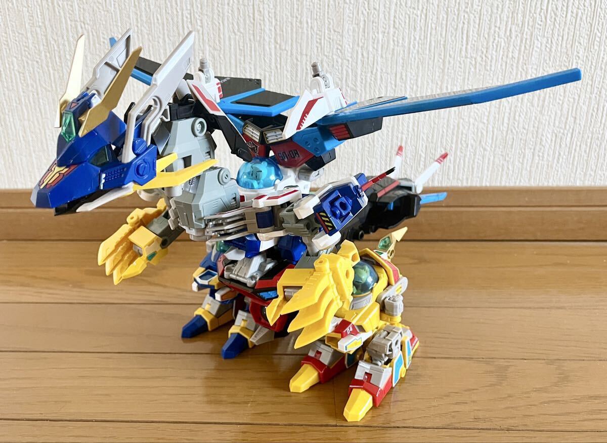 T-SPARK TOYRISE ホワイトブロス ブルーブレイバー イエロークラッシャー ブラックデバスター セイントドラゴン 四体セット 完成品