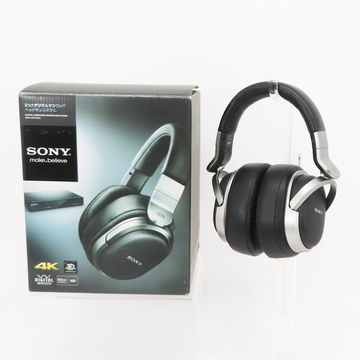 ◇ジャンク 【SONY ソニー】ワイヤレスヘッドホン MDR-HW700DS ブラック