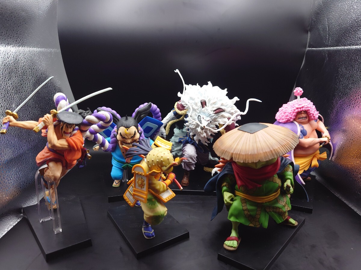 【ジャンク】一番くじ ワンピース 見参！赤鞘九人男 フィギュアコンプ まとめ売り 箱無し