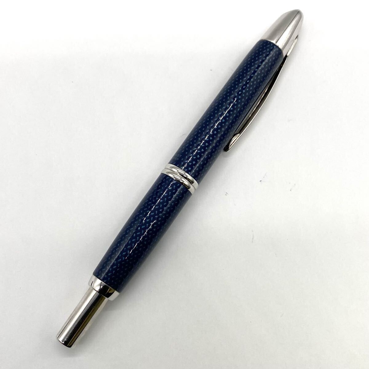 【7B82】1円スタート PILOT パイロット 万年筆 キャップレス ペン先 18K 750 A906 刻印 18金 文房具 ノック式 