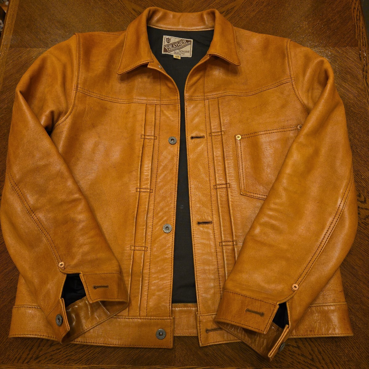 半額スタート Y'2 LEATHER ワイツーレザー 大戦モデル Gジャン KB-140-T WWII Type JACKET 柿渋ホース ジャケット