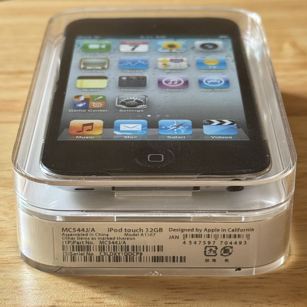 Apple iPod touch 第4世代 32GB MC544J/A ブラック ジャンク
