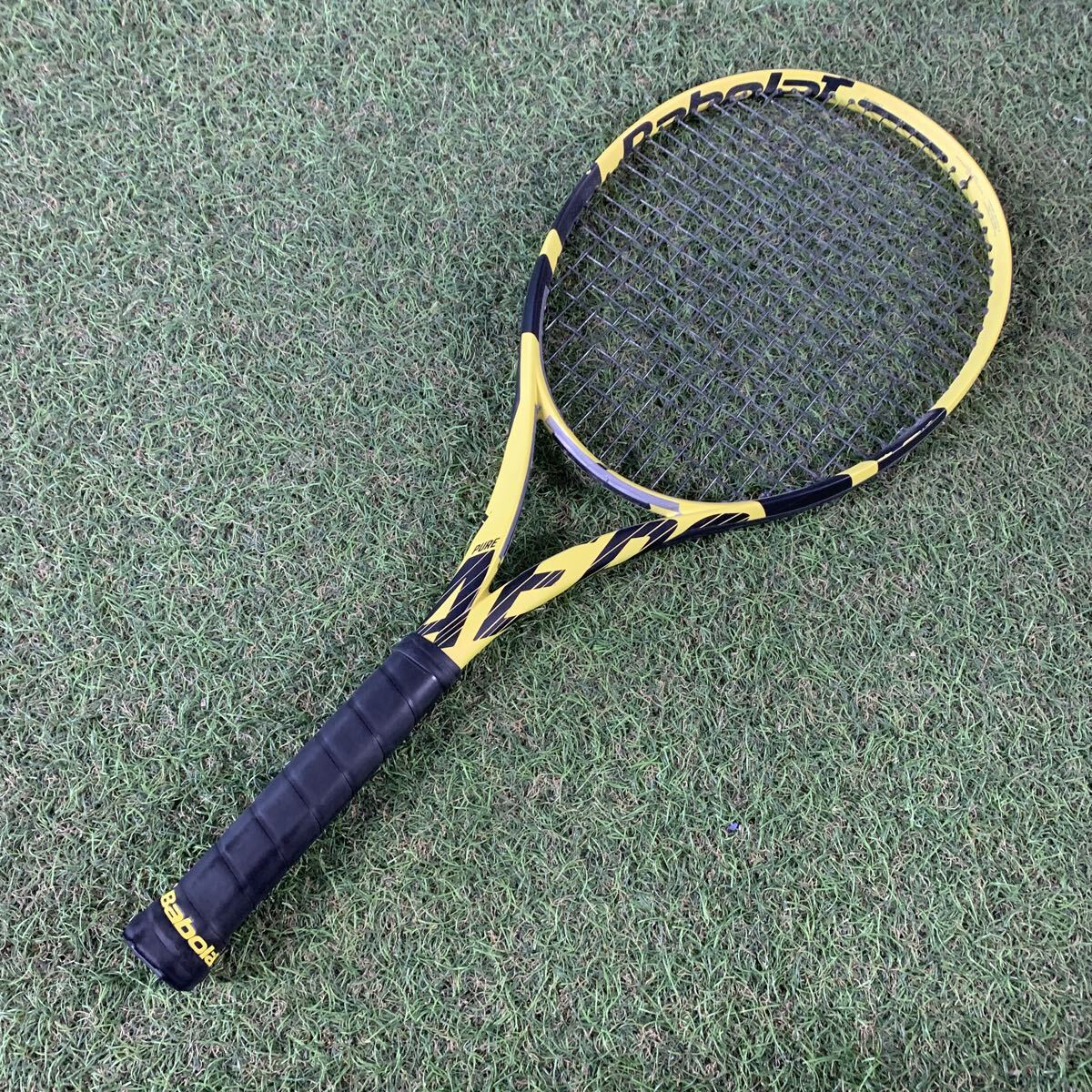 AR015-U30 BabolaT バボラ ピュア アエロ チーム PURE AERO TEAM 硬式 テニス 傷汚れ有り 試打品 中古 ラケット