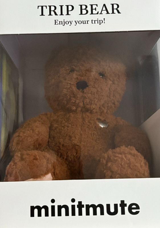 The teddy bear is so cute and came in the condition as described. The backpack's logo still has plastic covering it and doesn&#39...